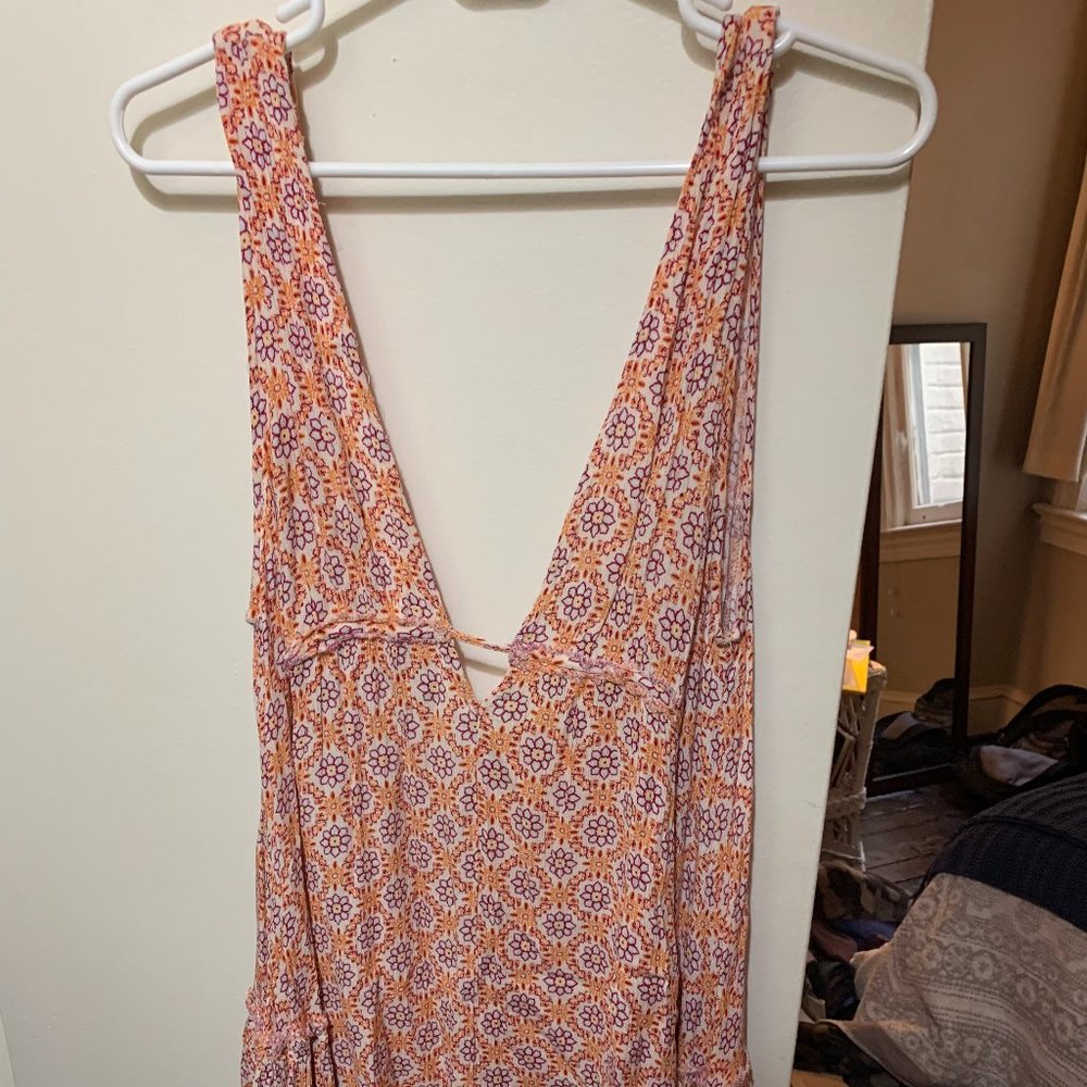 Orange and Purple Light Sundress